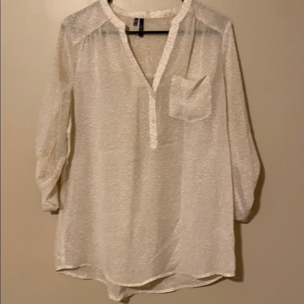 Dressy sheer top